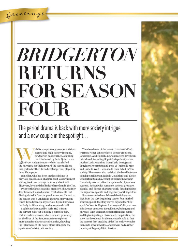 Bridgerton – Anthem Screen Specials Magazine - Jonathan Bailey - Nicola Coughlan