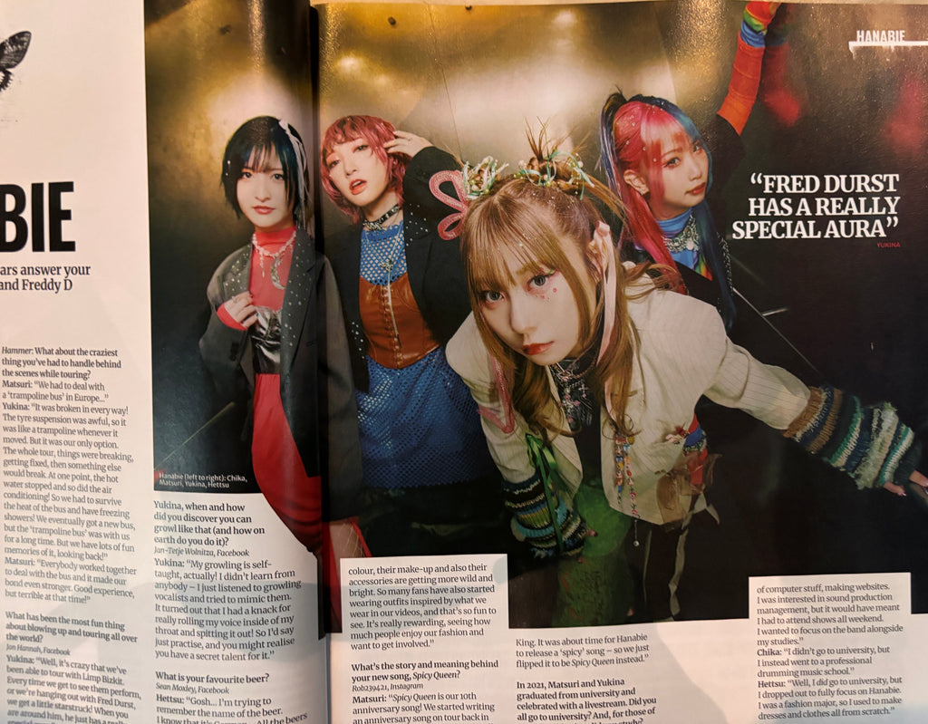 METAL HAMMER #406 November 2025 SABATON Lacuna Coils BRENT HINDS Hanabie