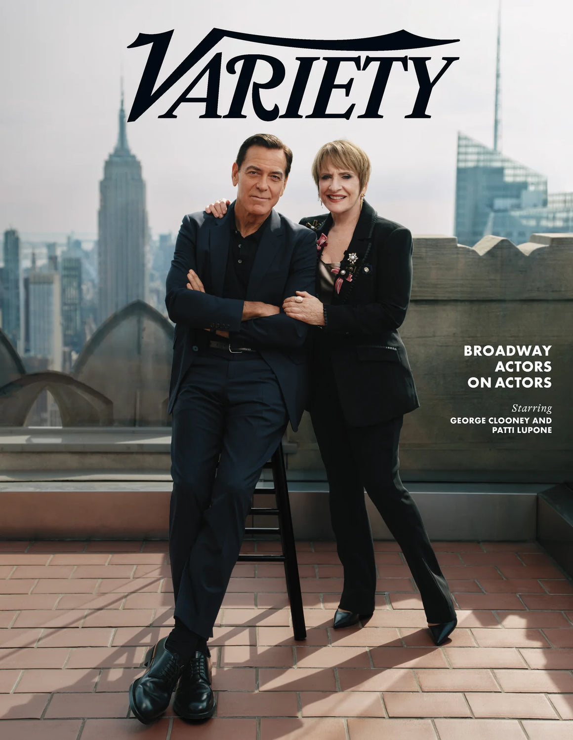 VARIETY MAGAZINE APRIL 2025: GEORGE CLOONEY & PATTI LUPONE