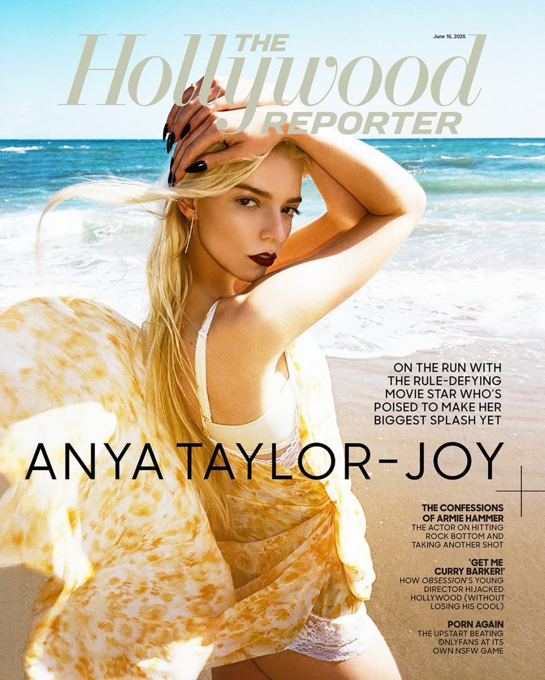 The Hollywood Reporter June 16 2026 Anya Taylor Joy Cover (Pre Order)