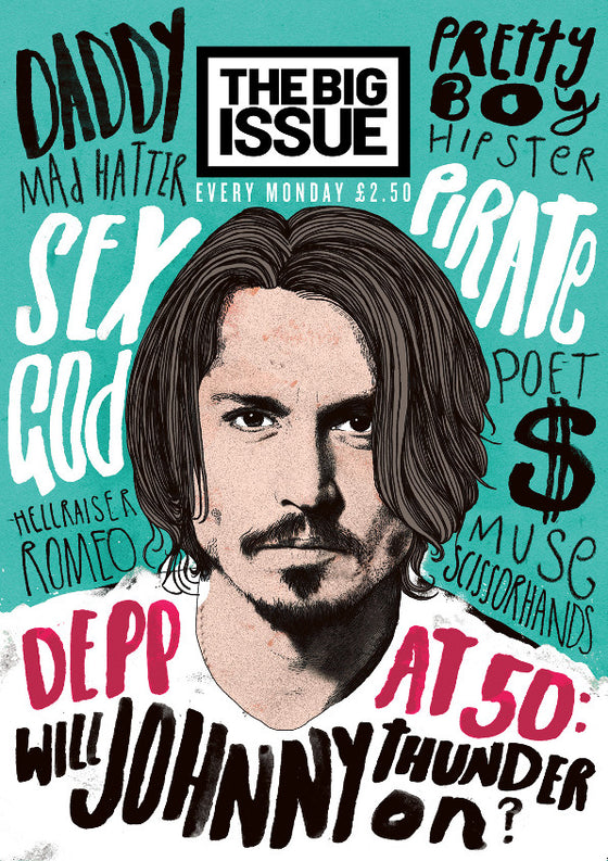 Big Issue Magazine June 2013 Johnny Depp at 50 – Will Johnny thunder on?