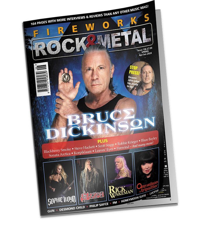 Fireworks Magazine Issue 106: Brian Dickinson Iron Maiden
