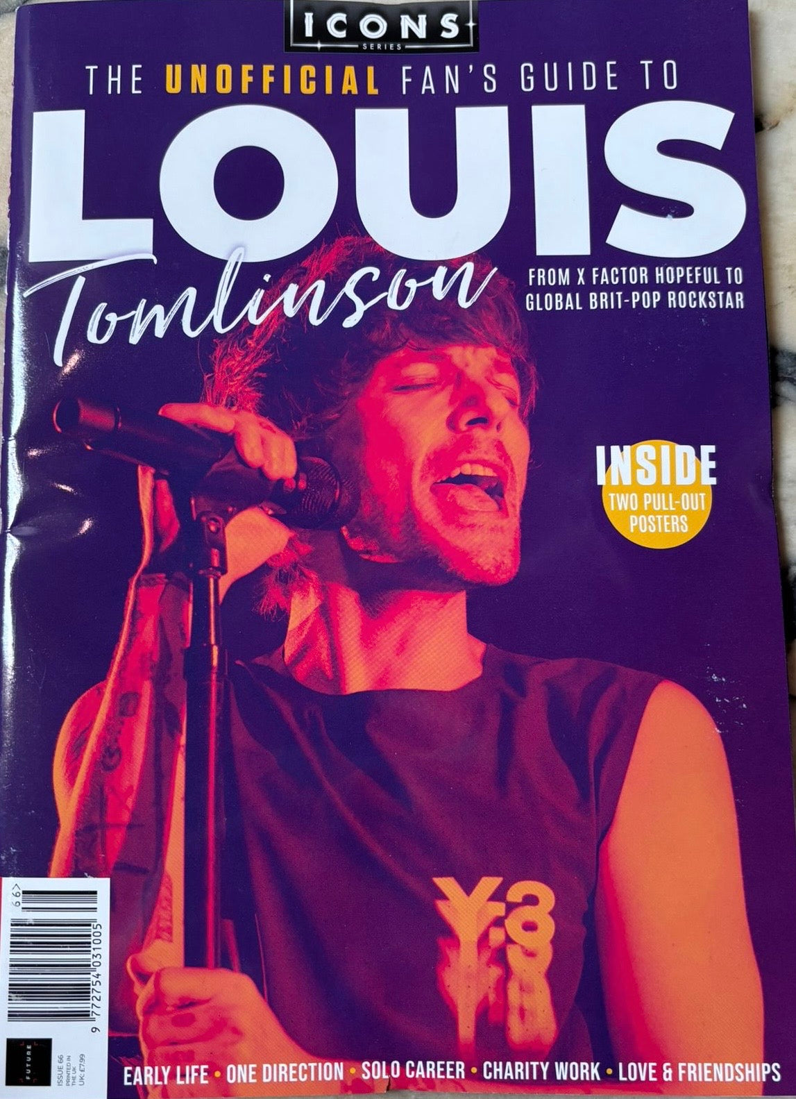 Icons Series magazine #66 2026 Fan's guide to Louis Tomlinson + 2 Pull out posters