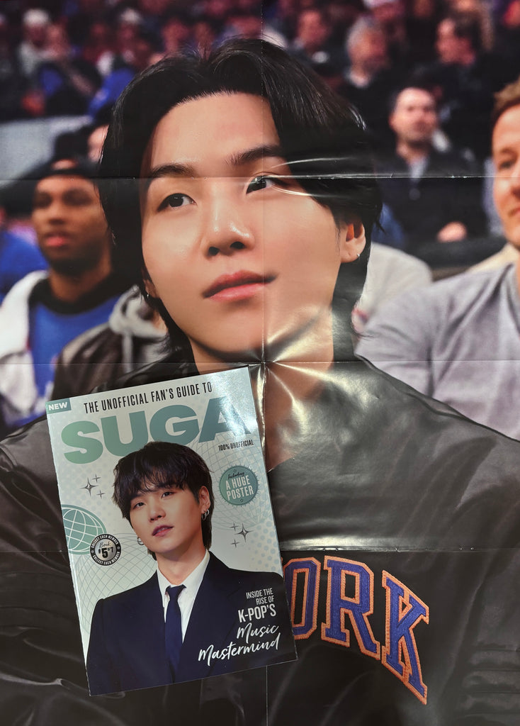 SUGA BTS Magazine Guide 2026 + Huge Poster
