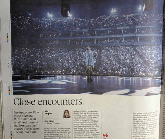 OBSERVER NEW REVIEW 20-July-2025 - Billie Eilish