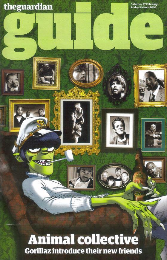 Guardian Guide MAGAZINE - Feb 27 2010 Gorillaz