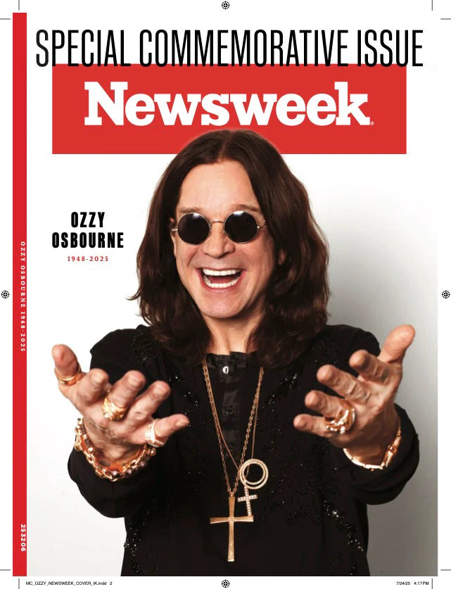 NEWSWEEK Special Edition - OZZY OSBOURNE Black Sabbath 1948 - 2025 NEWSWEEK Special Edition - OZZY OSBOURNE Black Sabbath 1948 - 2025