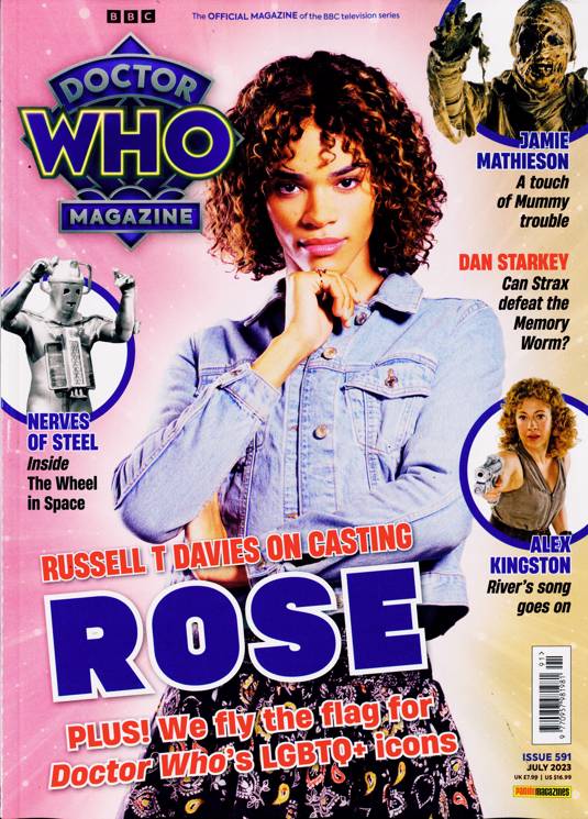 BBC Doctor Who Magazine July 2023 Rose Yasmin Finney Heartstopper
