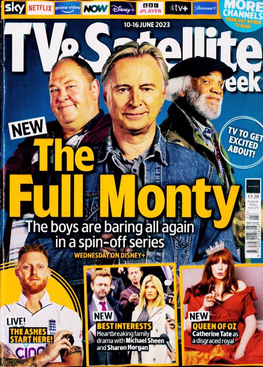 Tv And Satellite Week Magazine 10/06/2023 Robert Carlyle The Full Monty