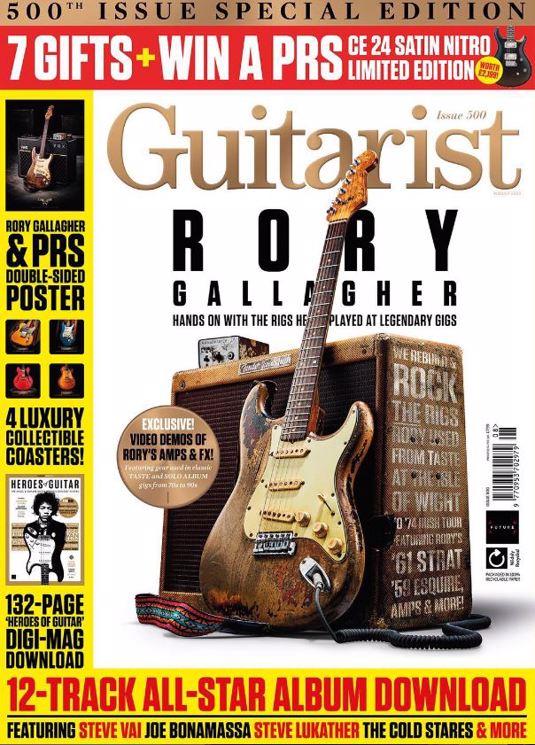 Guitarist Magazine (UK) - August 2023 - 500th Issue - Rory Gallagher & Gifts