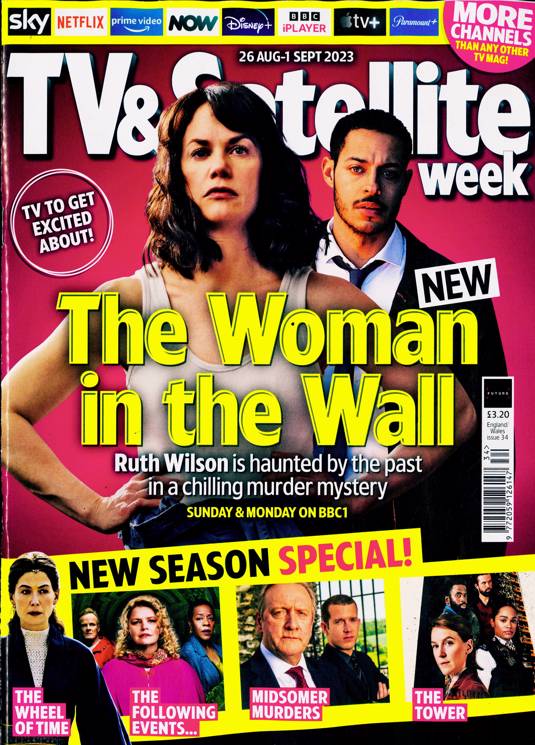 TV & Satellite Magazine 26 Aug 2023 Ruth Wilson The Woman in the Wall