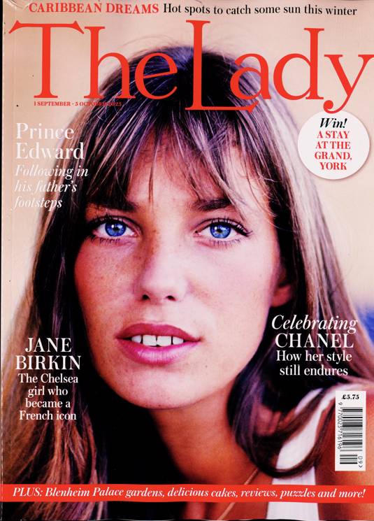 The Lady Magazine 01/09/2023 Jane Birkin Cover
