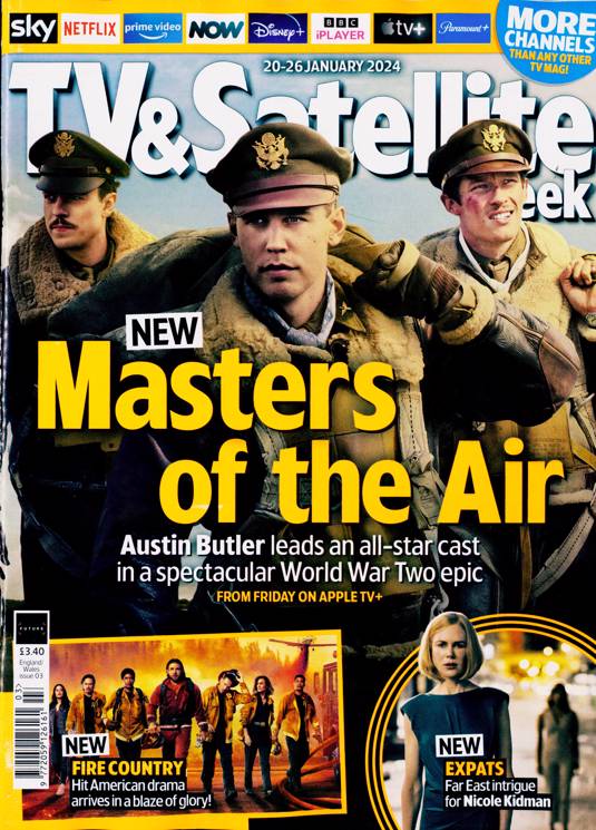 TV And Satellite Week Magazine 20/01/2024 Austin Butler Masters Of The Air