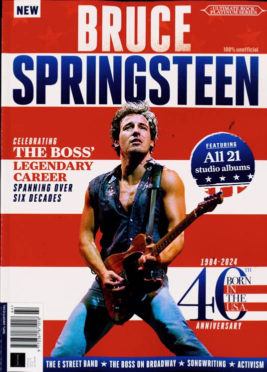 Bruce Springsteen 40th Anniversary Of Born in the USA