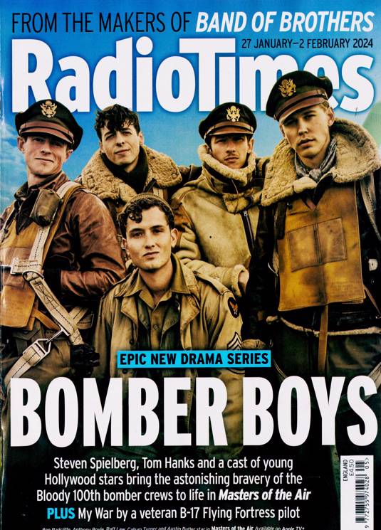 RADIO TIMES Mag 27/01/2024 Austin Butler Masters Of The Air Callum Turner