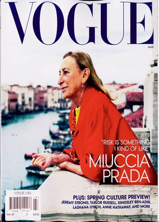 USA Vogue Magazine March 2024 MIUCCIA PRADA OMAR APOLLO Diana Ross Emily Ratajkowski