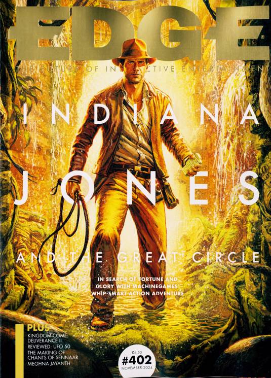 silent gear fortune Edge magazine #402 November 2024 Indiana Jones & The Great Circle