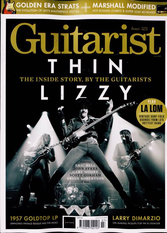 Guitarist magazine July 2025 Thin Lizzy Jeff Lynott