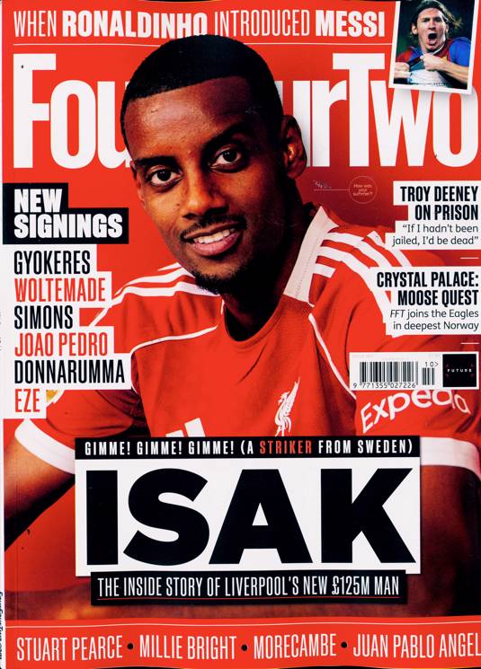 Four Four Two Magazine - October 2025 - Alexander Isak Liverpool FC