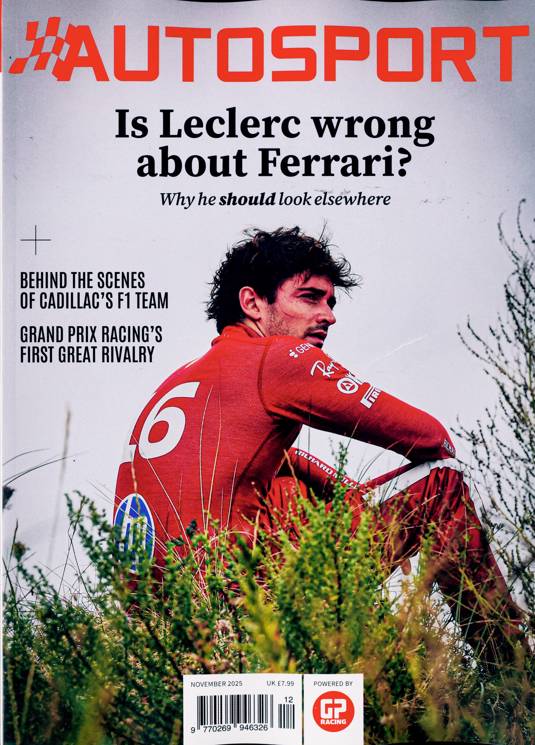 Autosport magazine Nov 2025 Is Charles Leclerc wrong about Ferrari