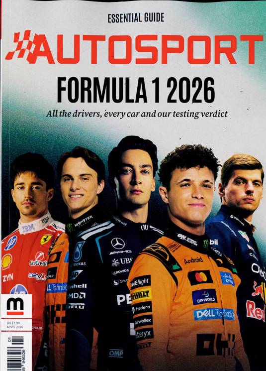 Autosport magazine April 2026 Forumla 1 Lando Norris Charles Leclerc Max Verstappen