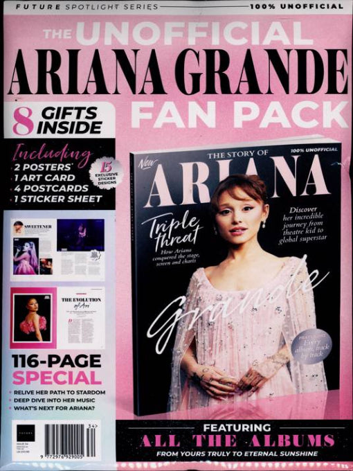 Ariana Grande Fan Pack Magazine Gift Set 116 Page Special