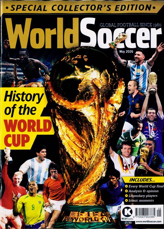 World Soccer magazine May 2026 Special Collector's Edit History of the World Cup