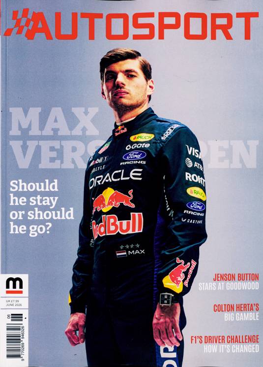 Autosport magazine June 2026 Forumla 1 Max Verstappen