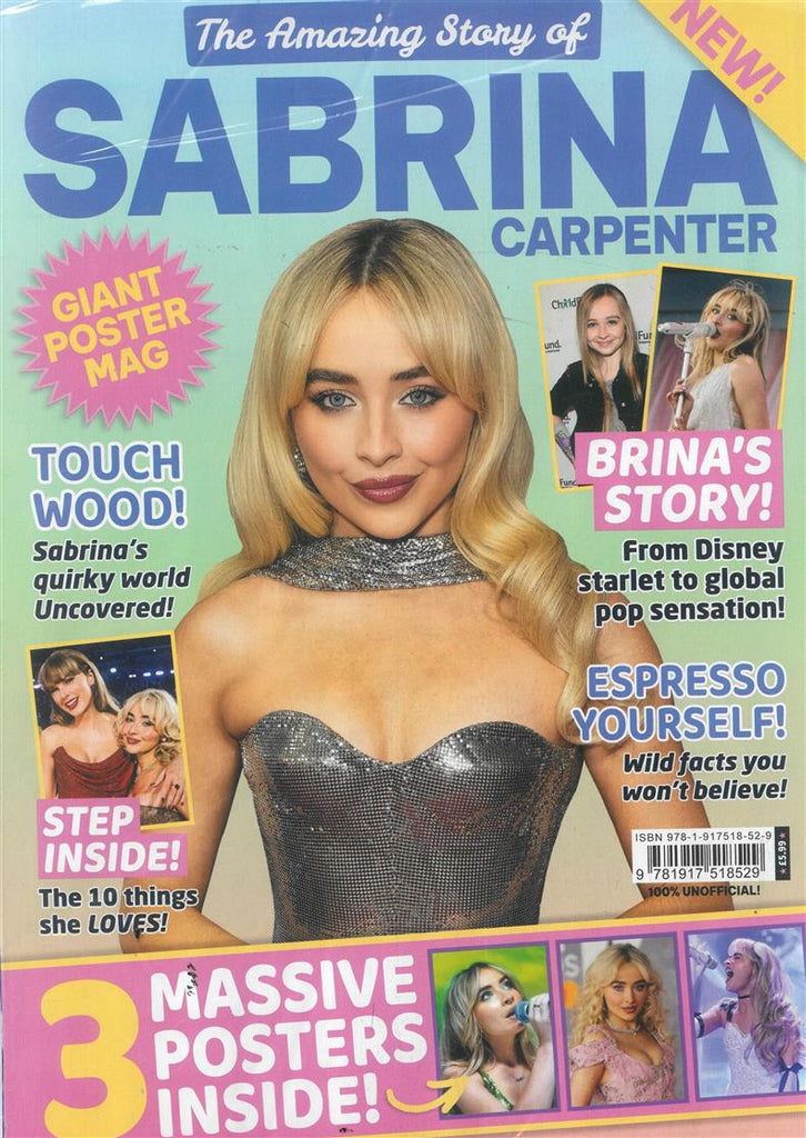 The Amazing Story of Sabrina Carpenter Giant poster magazine