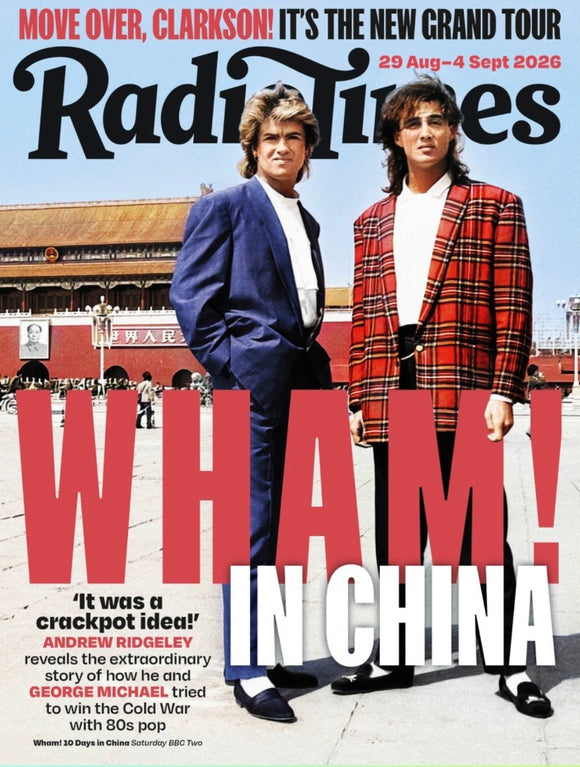 Radio Times Magazine 29 August 2026 - Wham! George Michael & Andrew Ridgeley