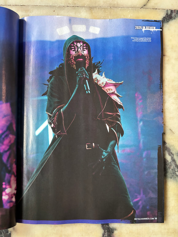 Metal Hammer Issue 408 – Sleep Token Feature + 2026 Calendar, Iron Maiden Pin & Halestorm Sticker
