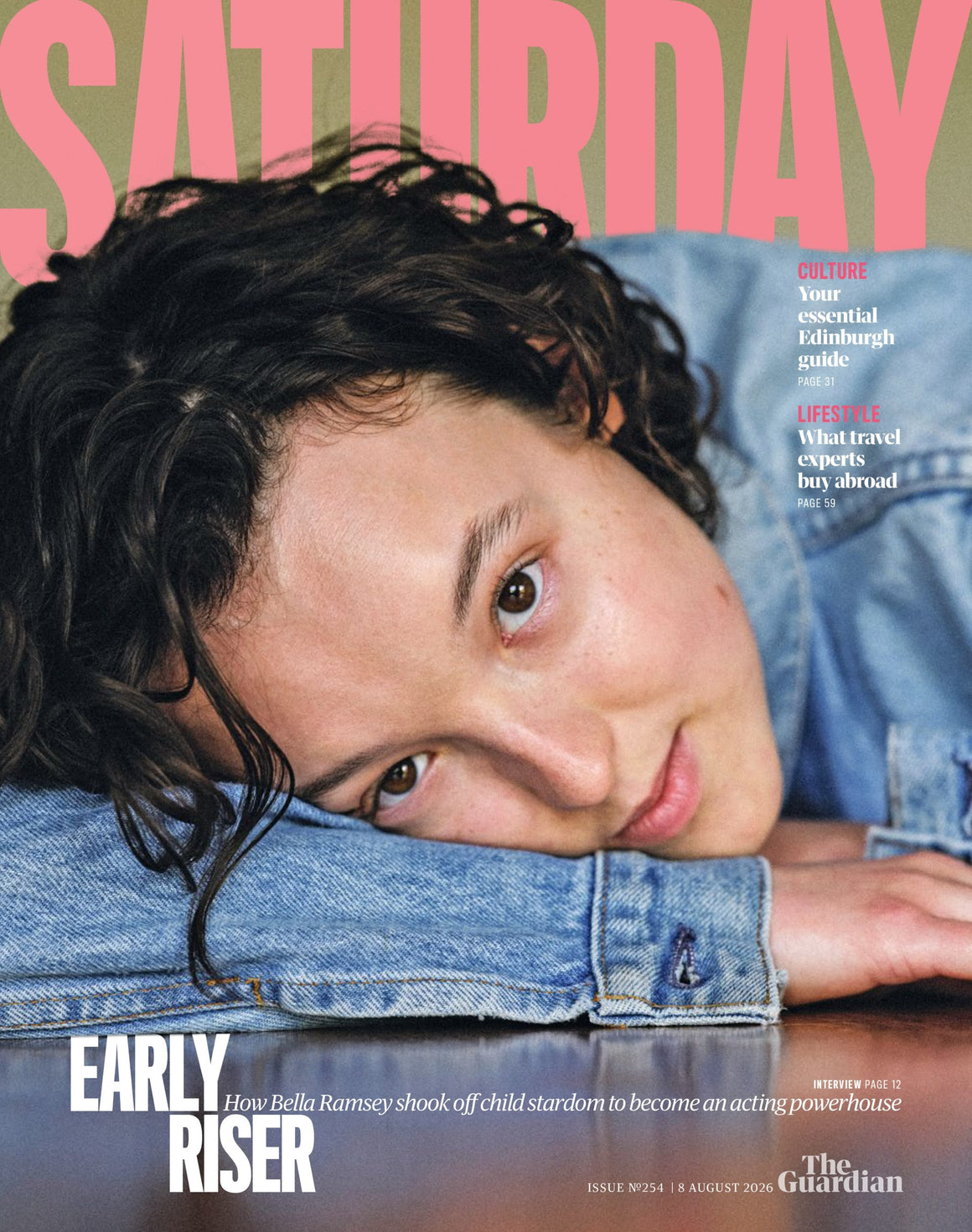 Guardian Saturday Magazine 8 August 2026 - Bella Ramsey