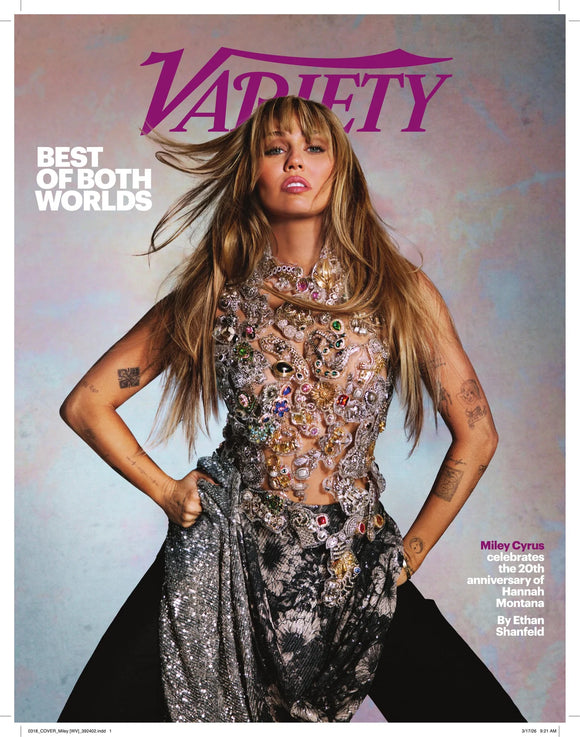 Variety Magazine – 18 March 2026: Miley Cyrus (Hannah Montana 20th Anniversary)