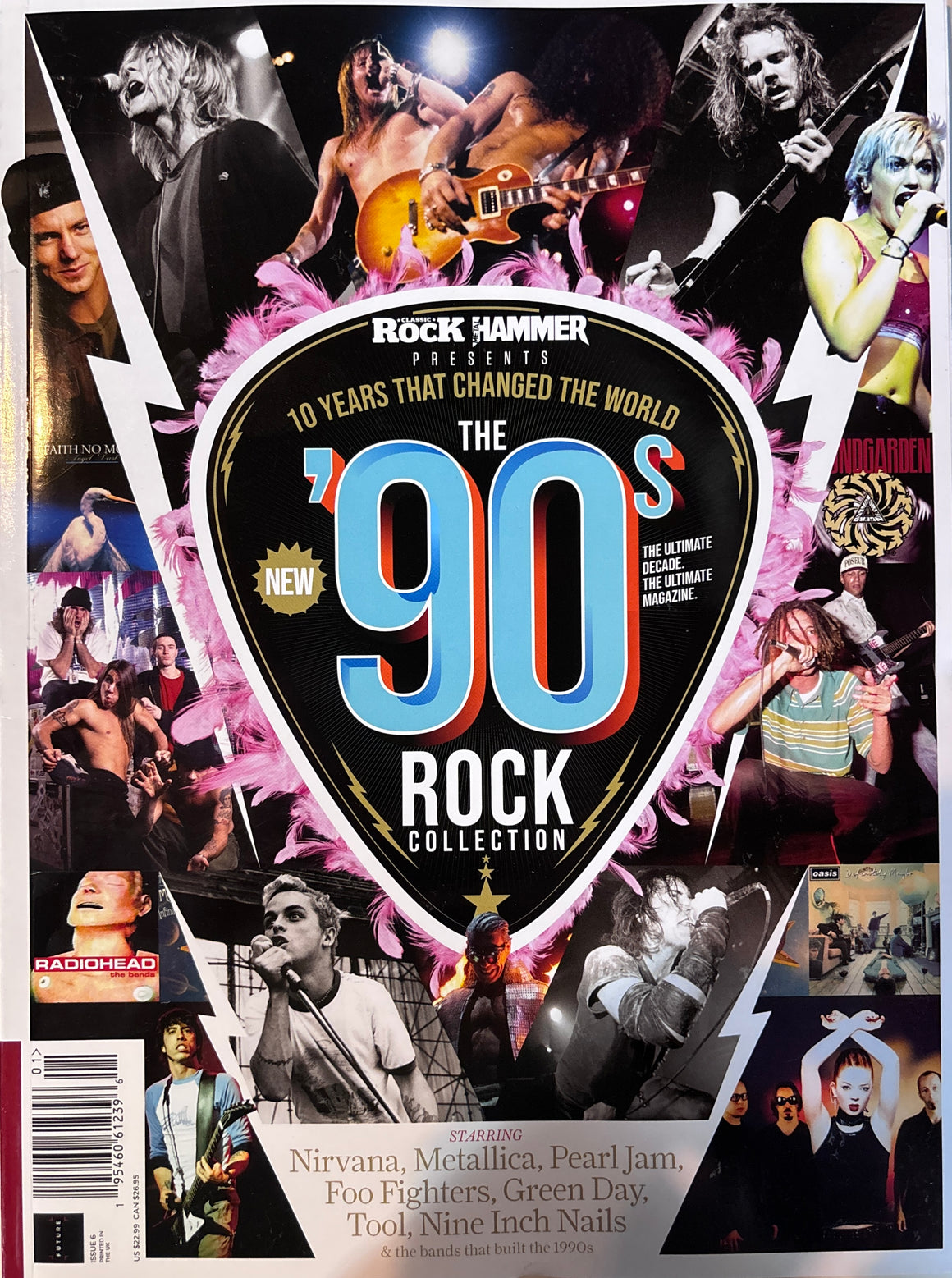 Classic Rock & Metal Hammer Presents: The 90s Rock Collection Magazine - Nirvana, Metallica, Pearl Jam, Foo Fighters & More