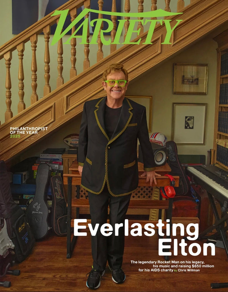 ELTON JOHN - VARIETY MAGAZINE - NOVEMBER 2025 - Address Label on cover
