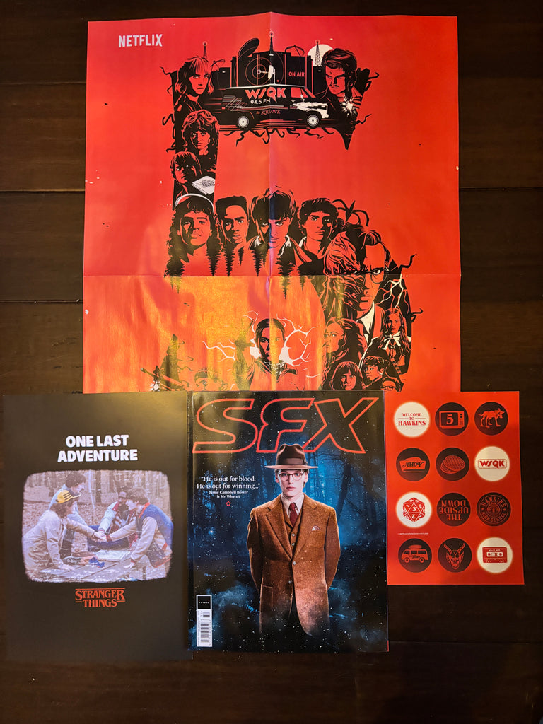 SFX Magazine #399 Holidays 2025 – Stranger Things Collector Pack - Mr Whatsit Cover - Jamie Campbell Bower