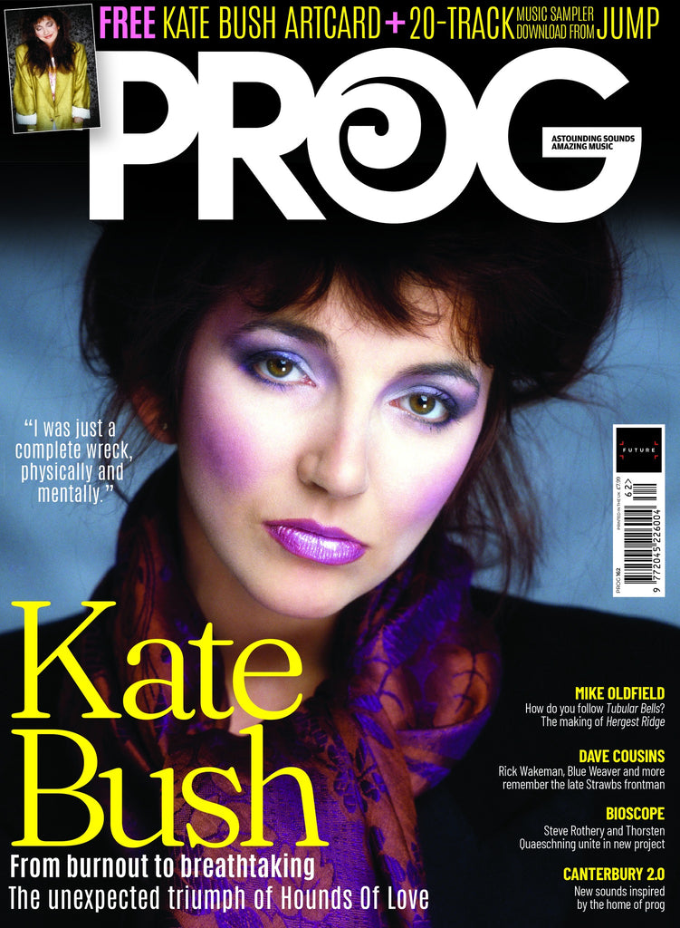 Prog Magazine 162 August 2025 Kate Bush Hounds Of Love 40th Anniversary Art Card