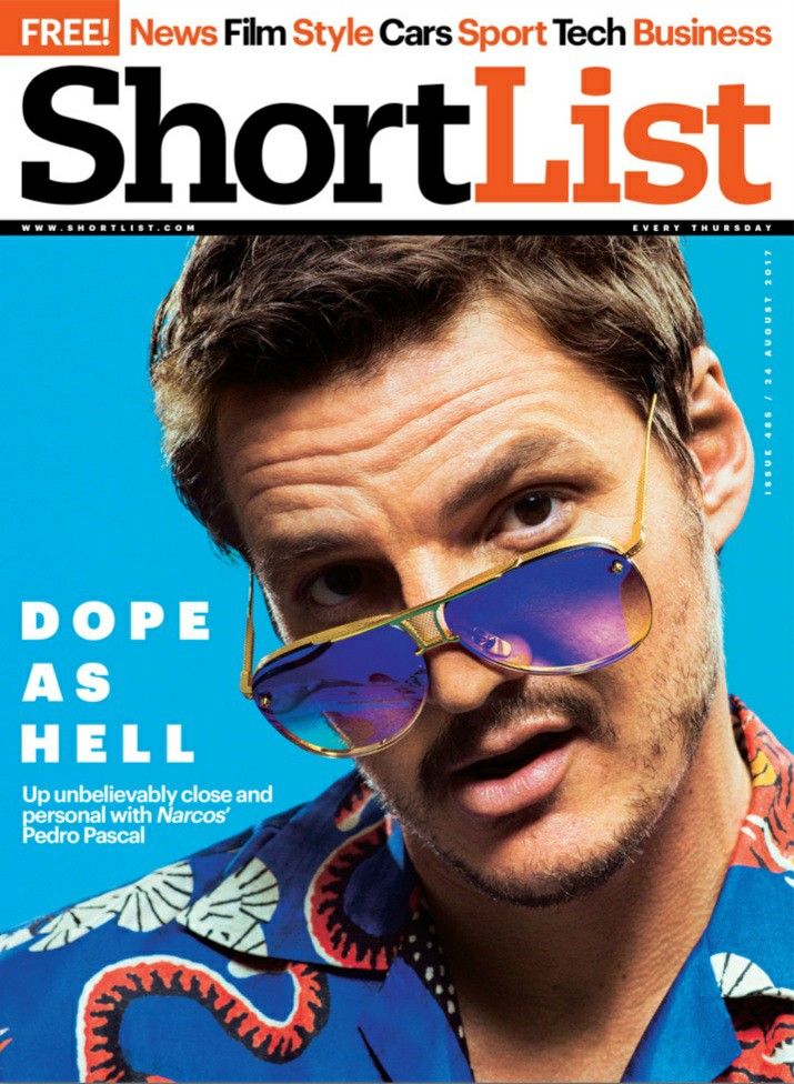 UK Shortlist Magazine August 2017 Pedro Pascal UK Cover Interview