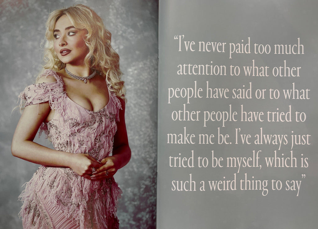 Sabrina Carpenter Pop Icons In Focus Poster Magazine 2025