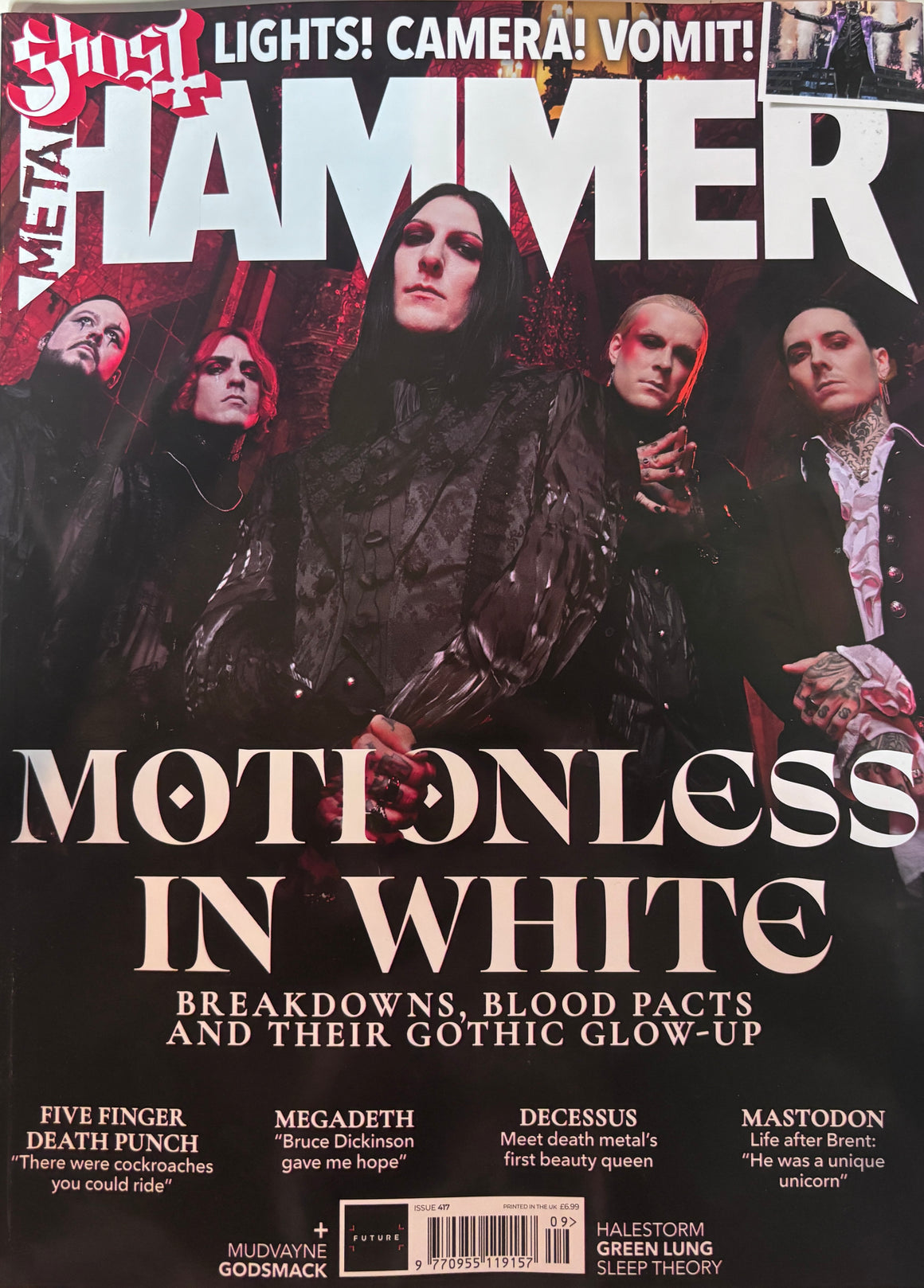 Metal Hammer #417 - September 2026 - Motionless In White, Ghost