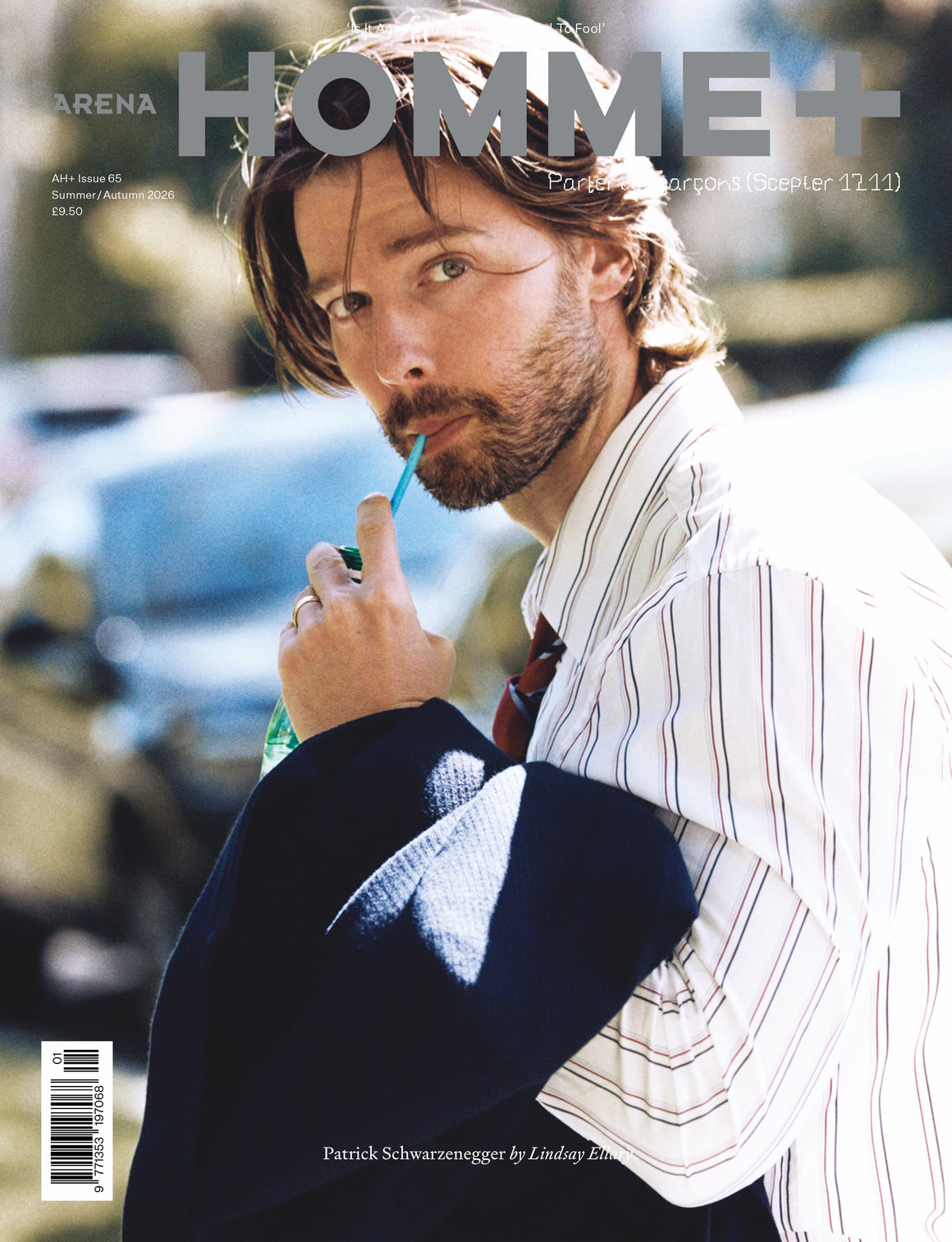 ARENA HOMME+ #65 2026 - Patrick Schwarzenegger - White Lotus
