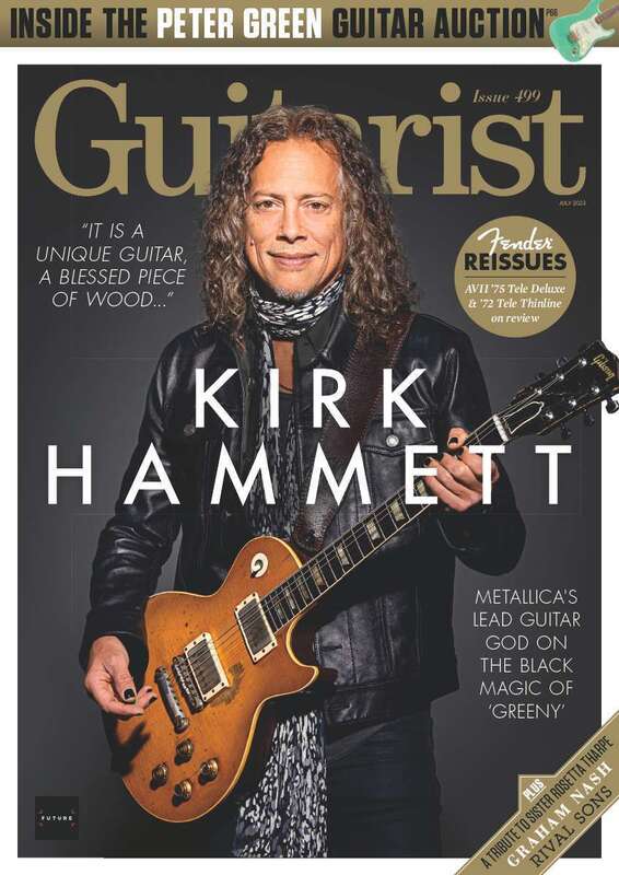 Guitarist magazine July 2023 Kirk Hammett Metallica