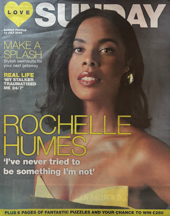 Love Sunday 12 July 2026 - Rochelle Humes