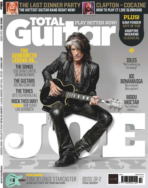 Total Guitar magazine July 2024 Aerosmith Joe Perry