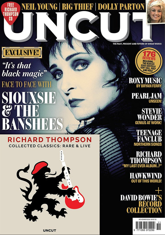 Uncut Magazine (UK) November 2026 Siouxsie and the Banshees + Free 13 track Richard Thompson CD