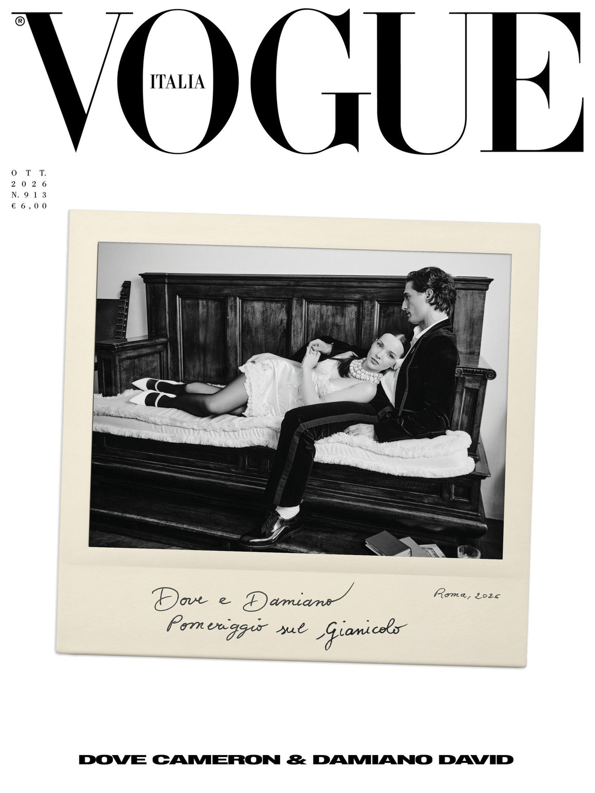 Vogue Italia October 2026 Dove Cameron & Damiano David (Pre-Order)