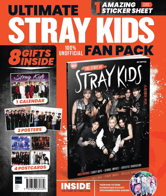 The ULTIMATE Stray Kids Fan pack and Magazine - Gifts Stickers Calendar Posters Postcards