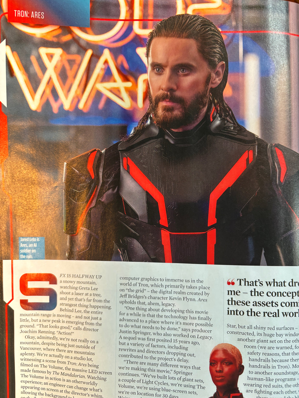 SFX Magazine (UK) - October 2025 - Jared Leto Tron: Ares Feature