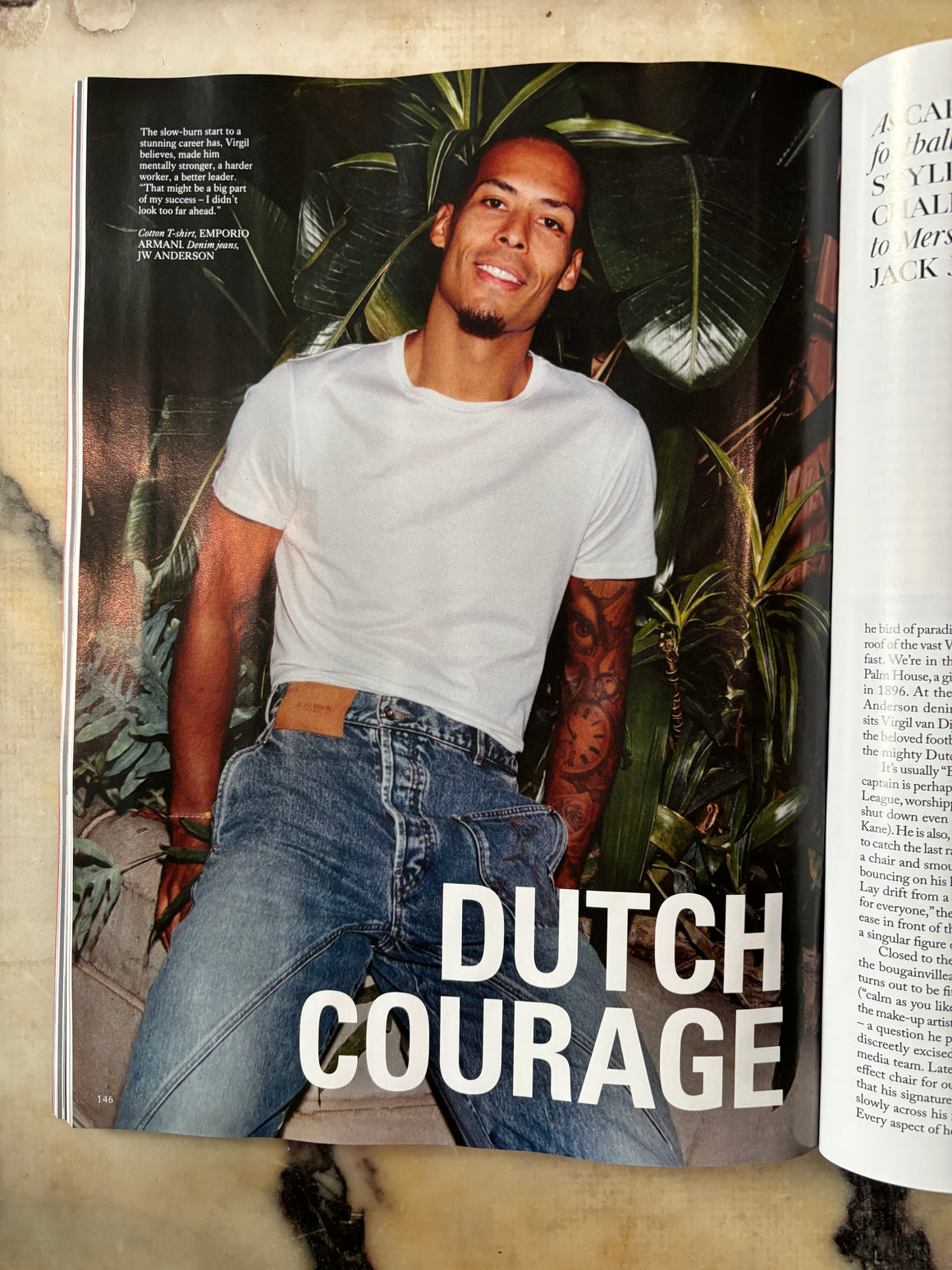 BRITISH Vogue UK Magazine February 2026 -  Virgil van Dijk - Liverpool