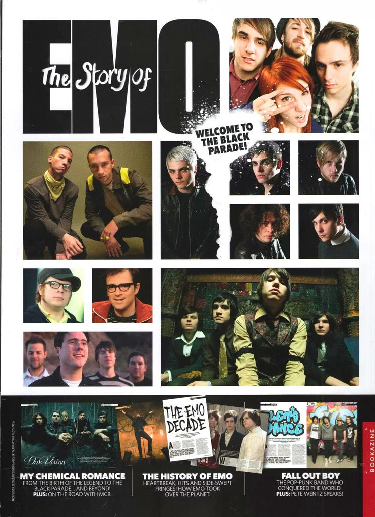 The Ultimate Emo Fan Pack Featuring My Chemical Romance and more including Poster, Art Card, Posters & Stickers!